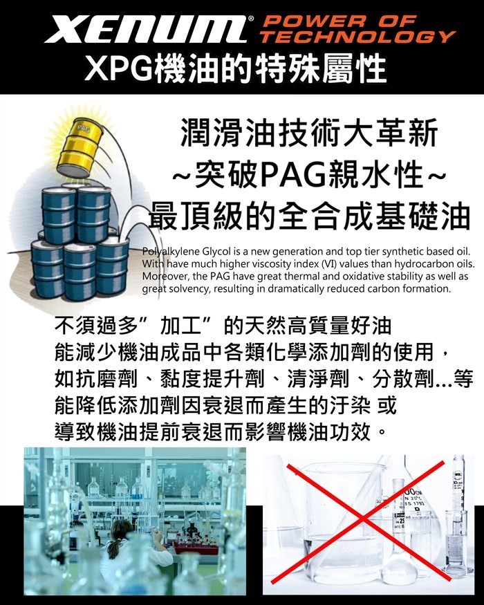 XPG 5w30 藍色PAG酯C3