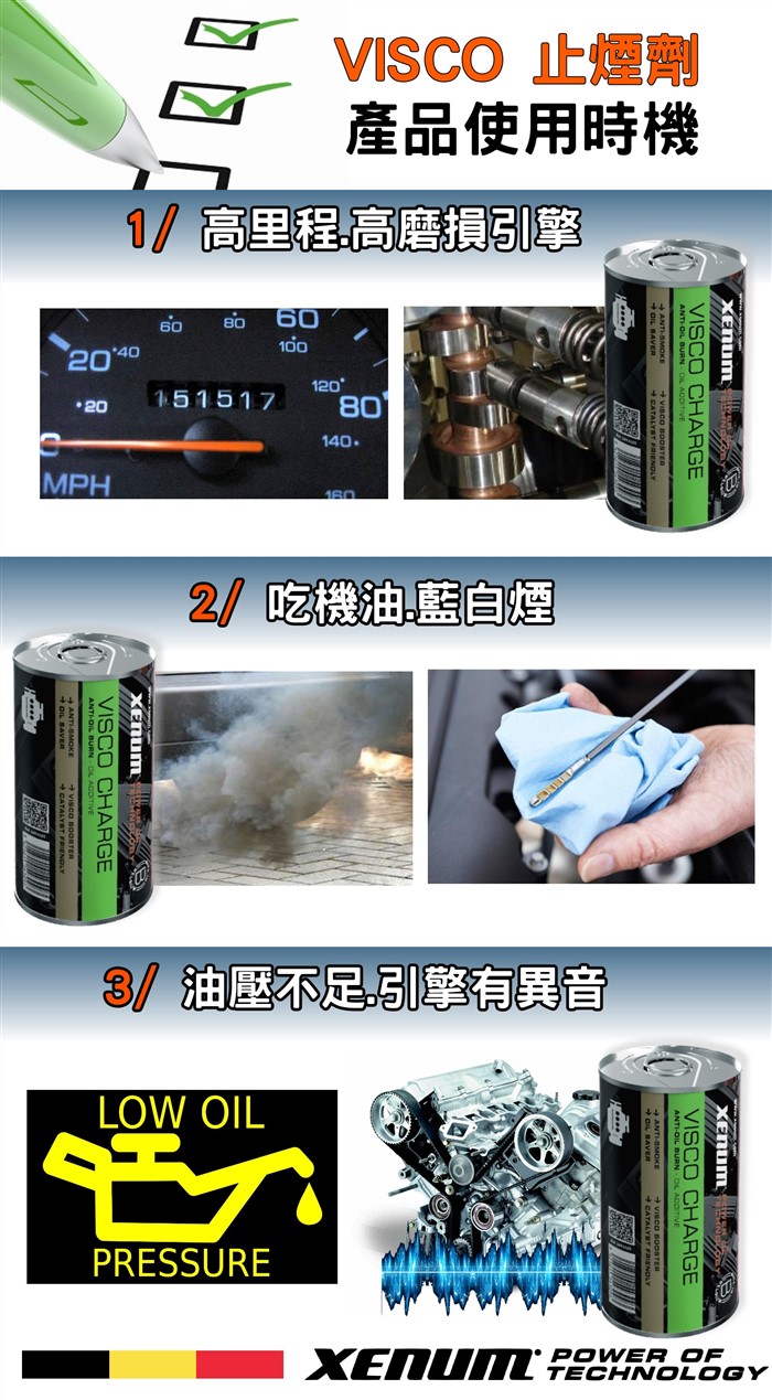 Visco Charge 引擎抗磨止煙劑