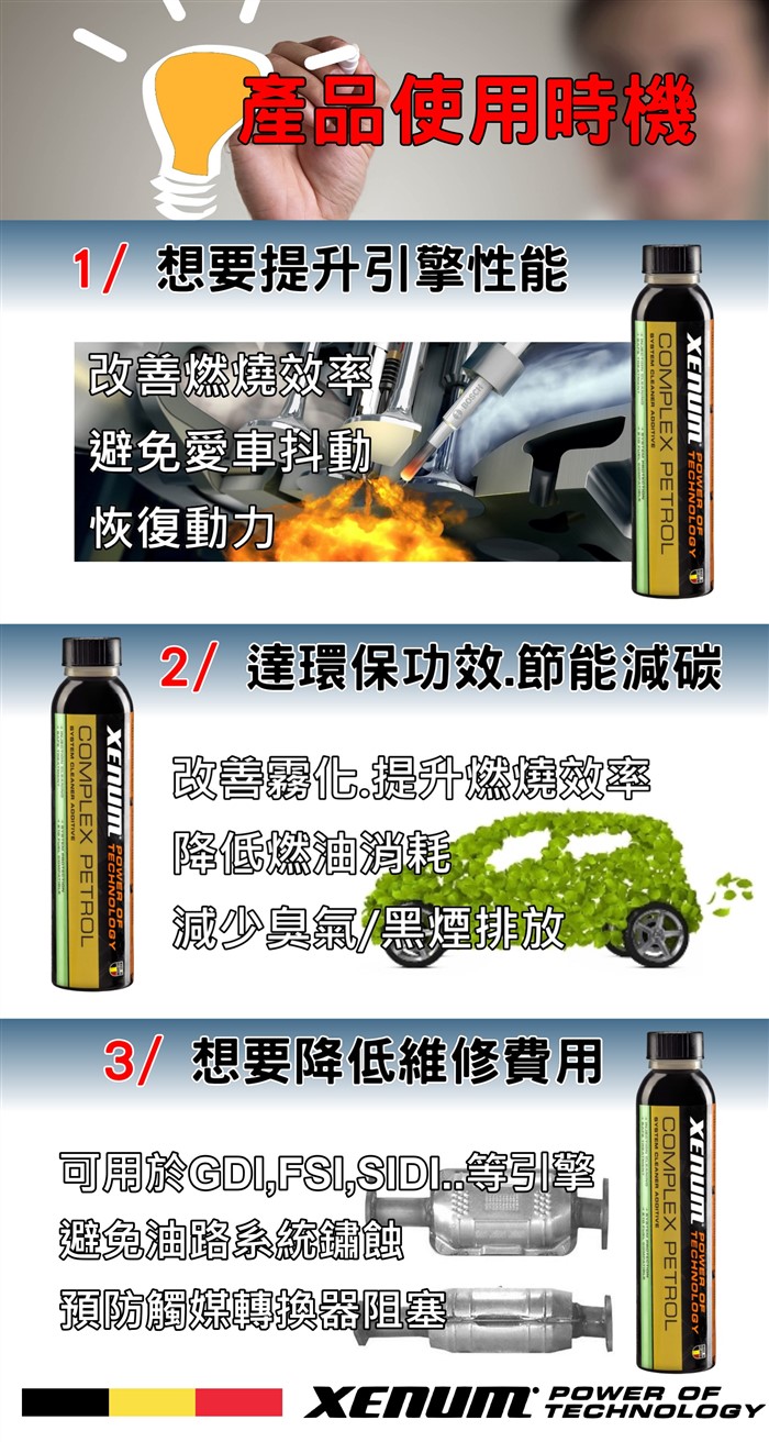 Complex Petrol深度清潔多效汽油調節液